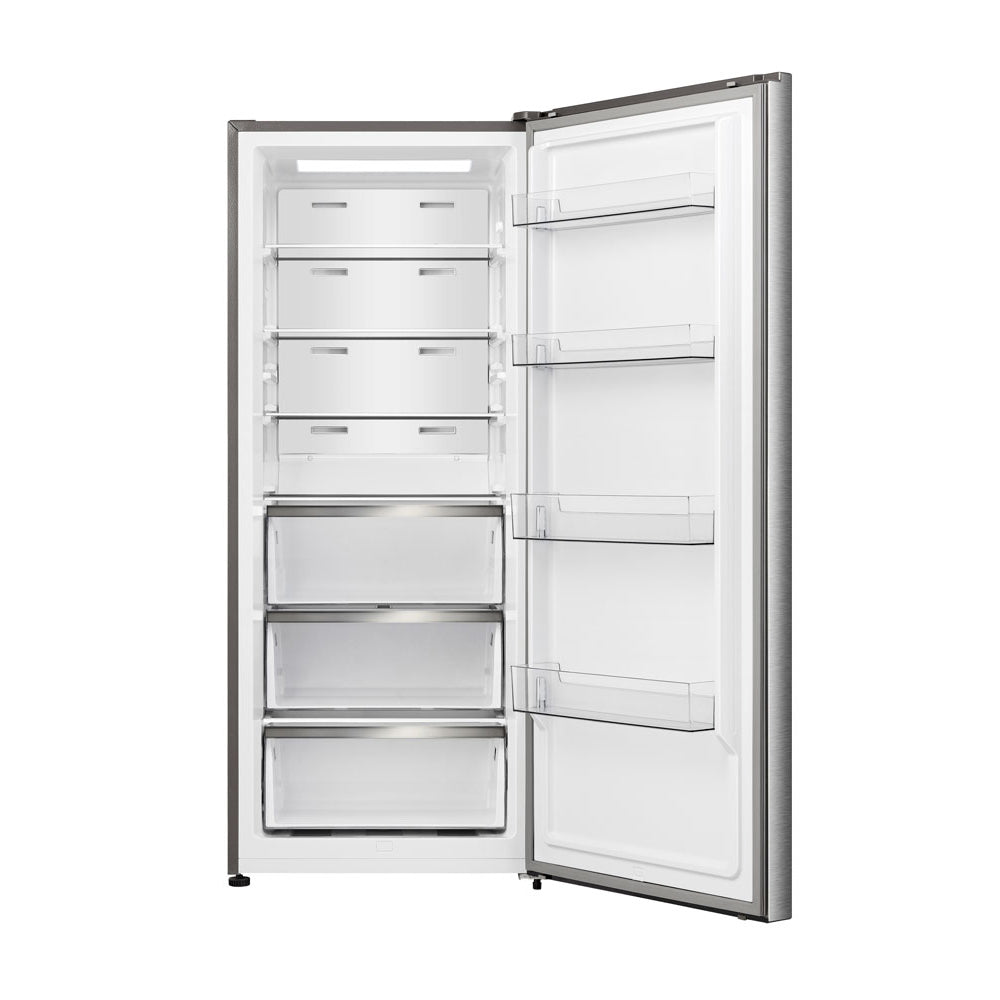 Teknix TH70HNFX 70cm 384 Litre Hybrid Tall Fridge or Freezer in Stainless Steel - E Rated - POHW0098