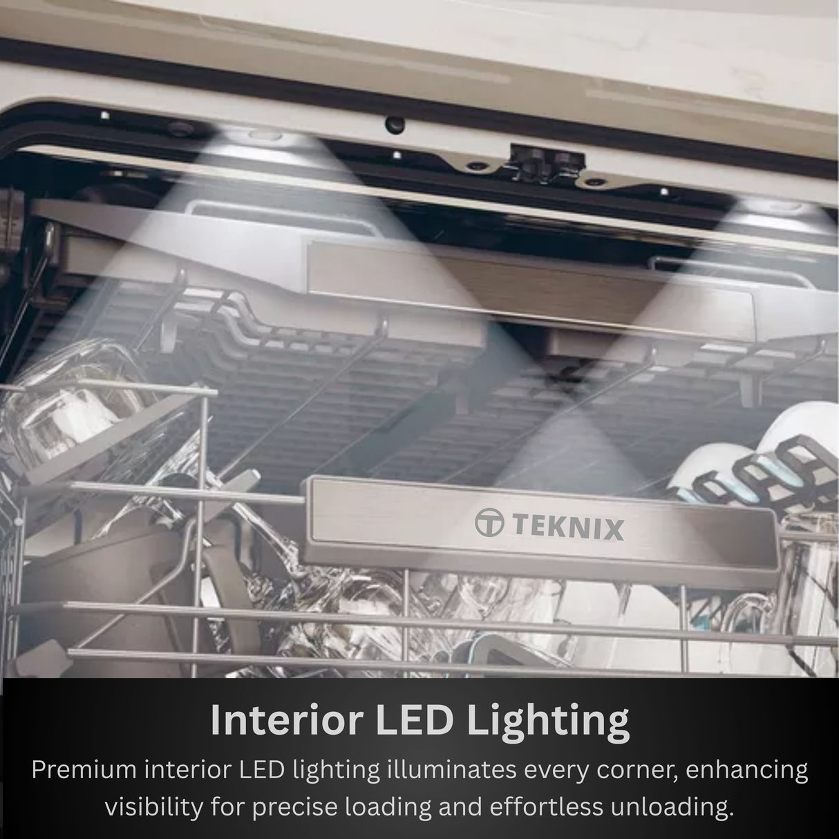 Teknix Series 3 TX3FD618 15 Place Settings Full Size Dishwasher In White- C Rated - POHW0097 **Packed with features normally only found in more expensive dishwashers and a 3 year Warranty**