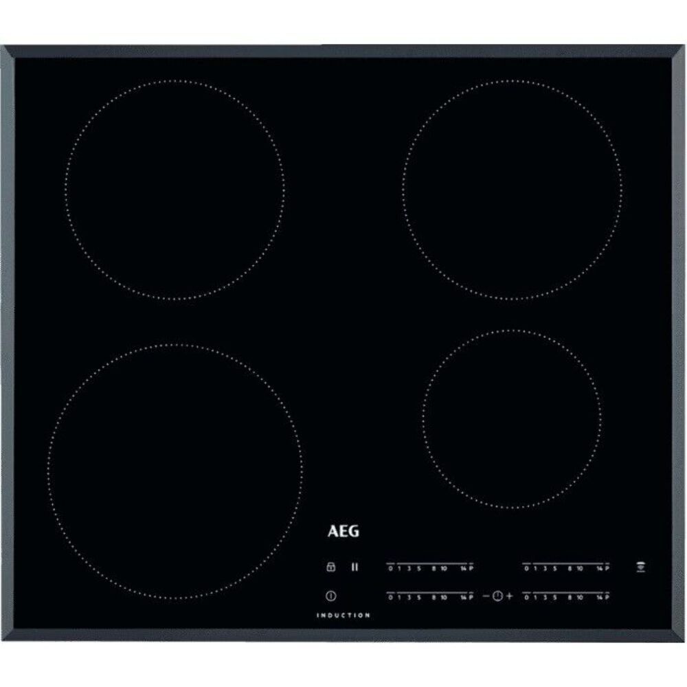 AEG IKB64401FB 60cm Induction Hob in Black Hob Stock Photo