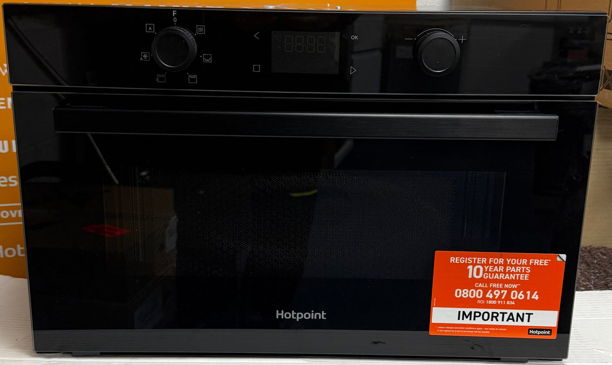 Hotpoint HPD 254CR BUK (86) 1000W 31 Litre Built-in Microwave and Grill in Black - (Ex Display) - HW182586