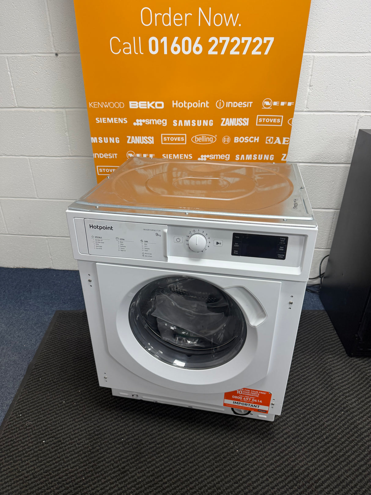 Hotpoint BI WMHG 91485 UK (51) 9KG 1400RPM Integrated Washing Machine - (Blemished) - HW182451