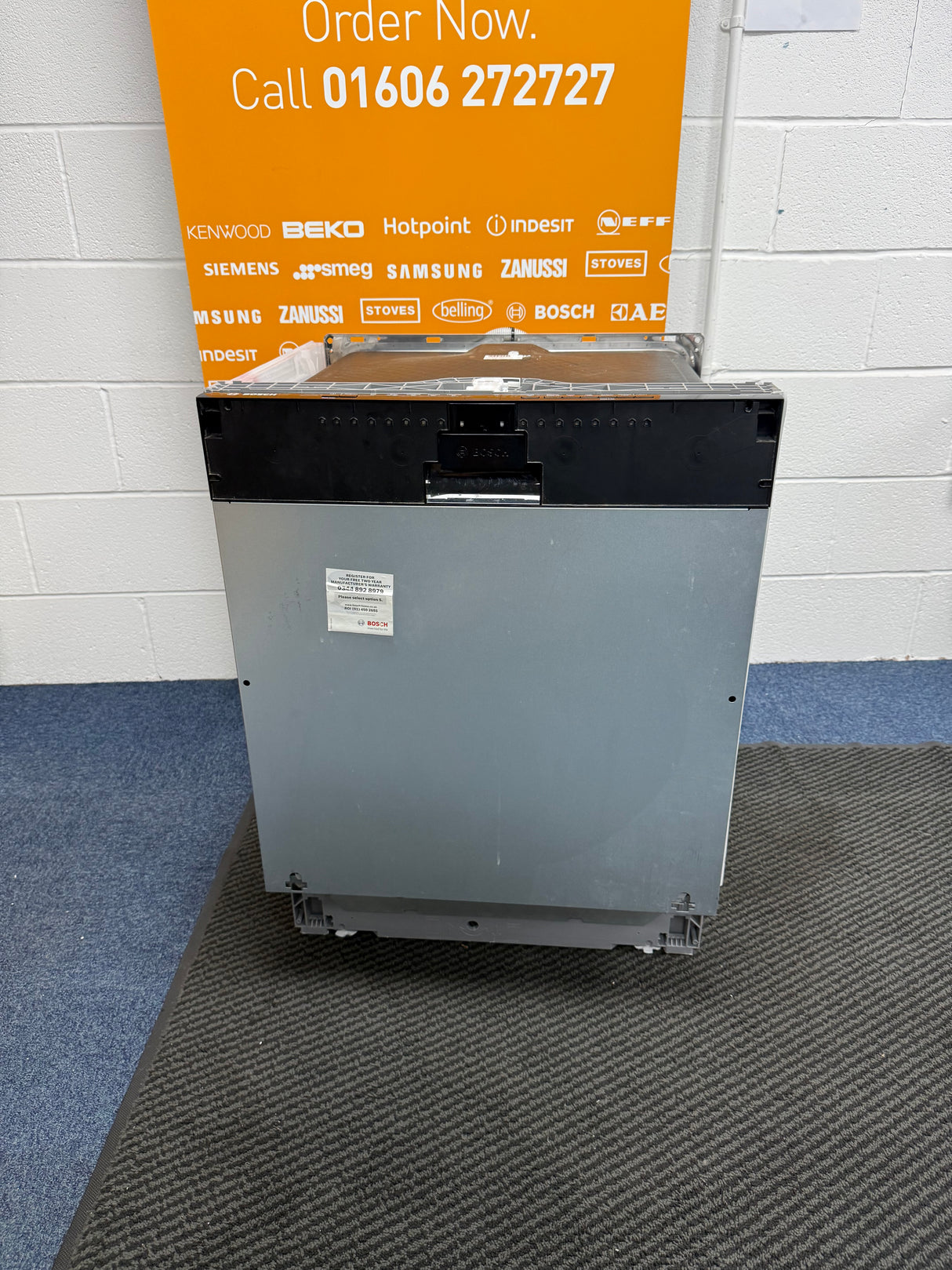 Bosch Series 2 SMV2HTX02G (71) 60cm Fully Integrated Dishwasher with Wi-Fi Enabled Home Connect - D Rated - (Ex Display )- HW182571