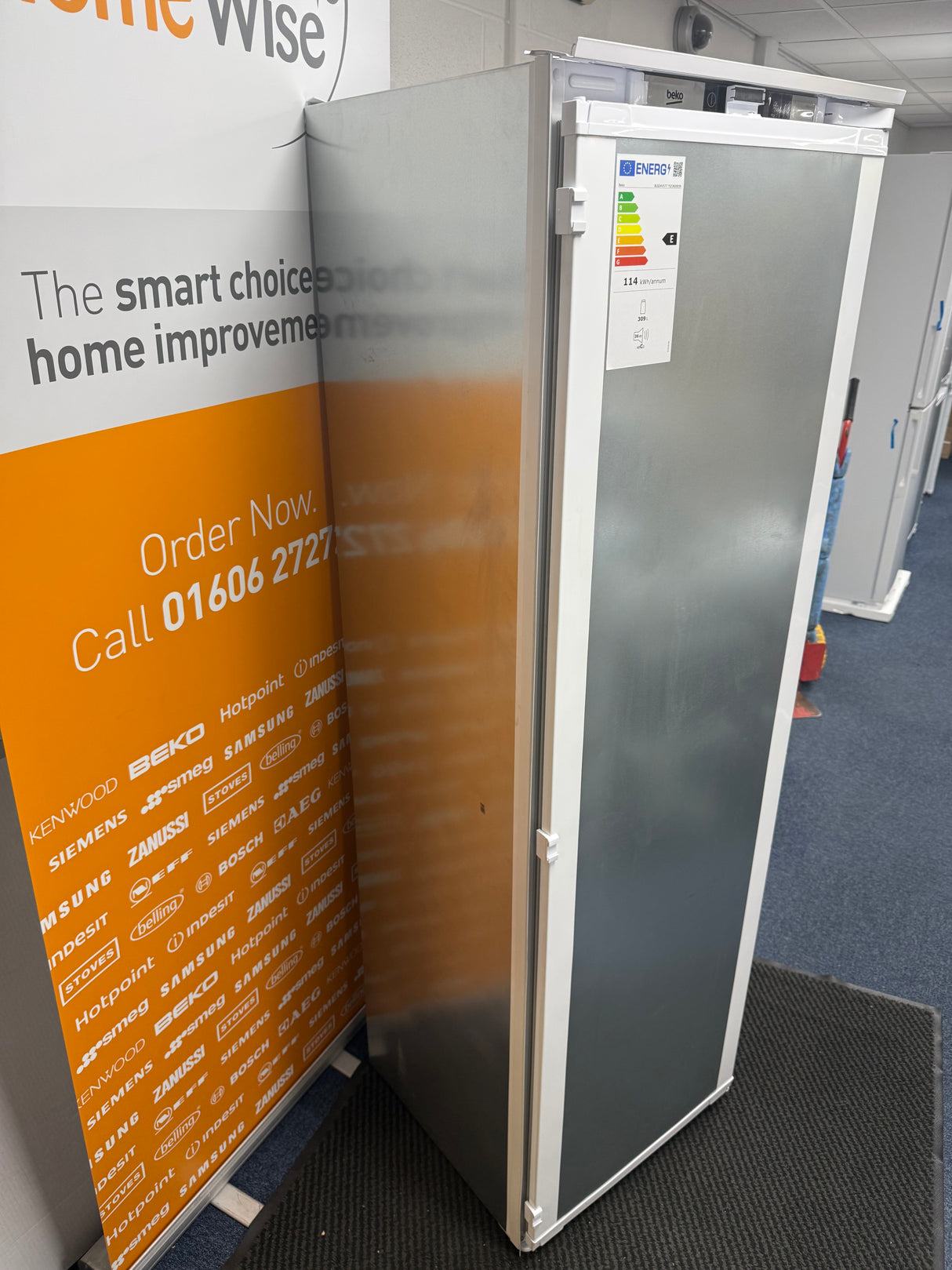 Beko BLSD4V577 (72) Built In HarvestFresh™ Tall Larder Fridge - 309 Litres - E Rated - (Ex Display) - HW182472