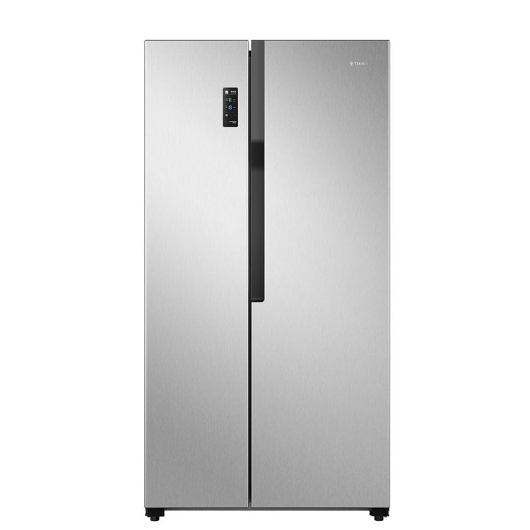 Teknix Side by Side American style Fridge Freezer in Inox Stainless Silver THSBS1791PX