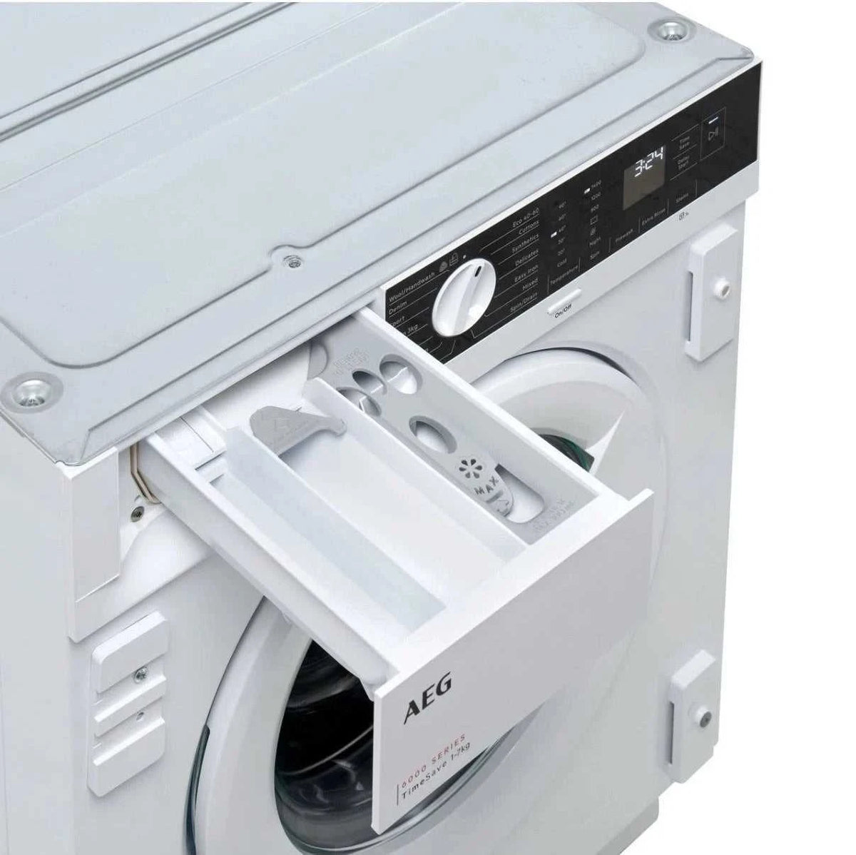 AEG LFX6G7434BI (98) 6000 Series ProSense Integrated 7 kg 1400 Spin Washing Machine - B Rated - (Ex Display) - HW182798