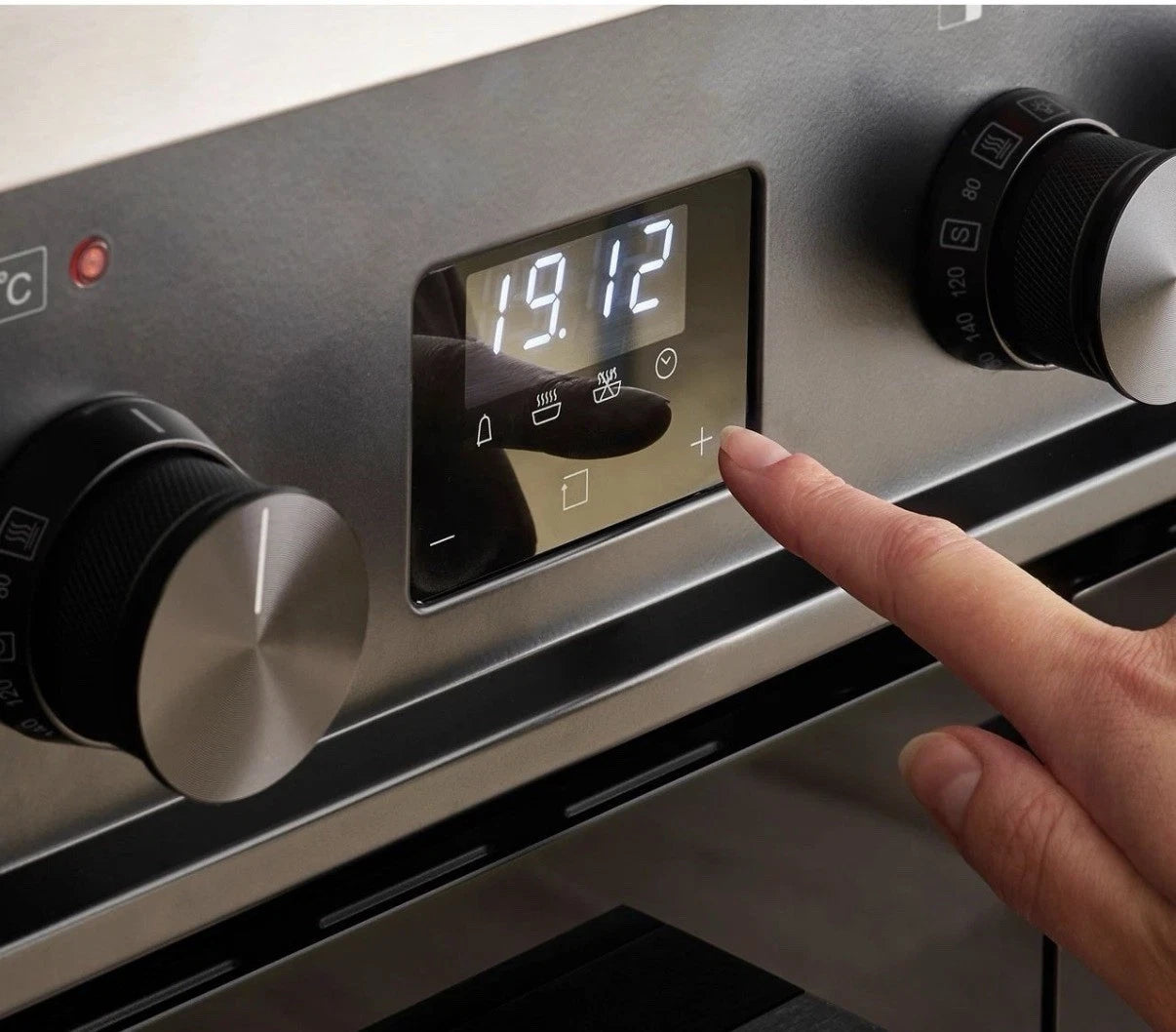 Belling 444412058 FSA Vision 60Ei BSS (72) 60cm Electric Induction Cooker with Double Oven in Black - (Ex Display) - HW182372