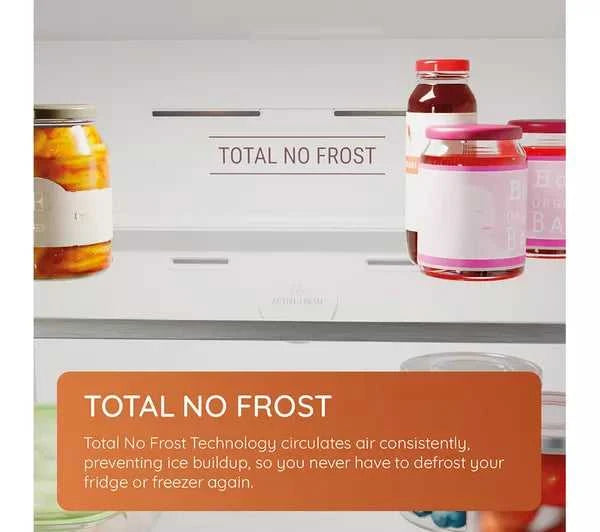Hotpoint HTC18 T112 UK (84) 70/30 No Frost Integrated Fridge Freezer with Sliding Hinge - E Rated - (Graded Dented ) - HW182784