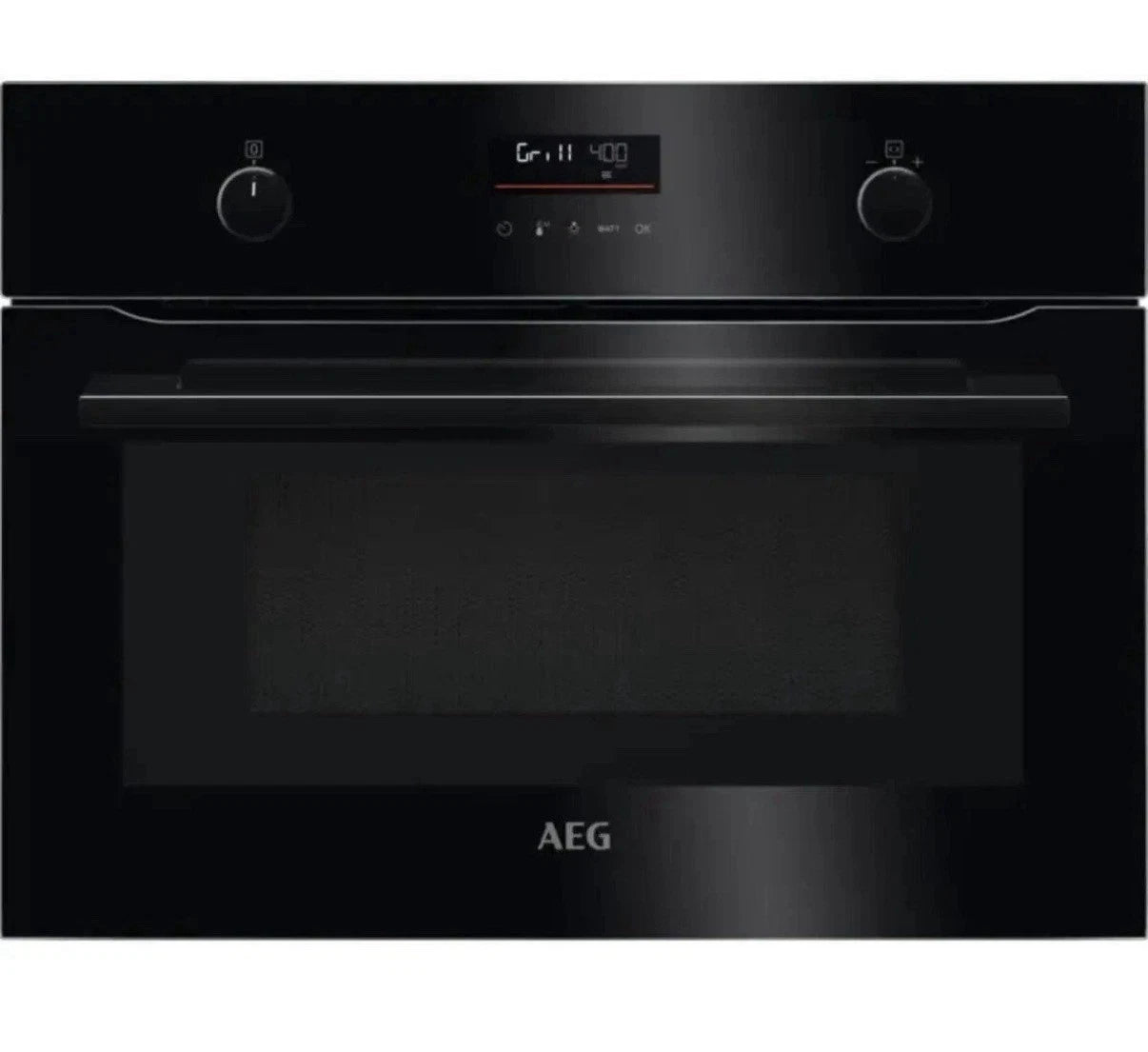 AEG KMK565060B (91) 8000 Series Combination Built In Microwave Oven in Black - HW181891