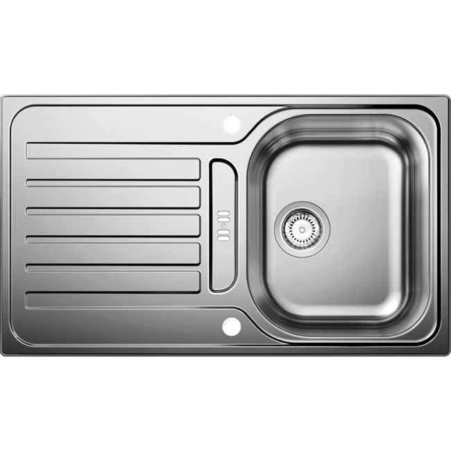 Blanco Lanis 45 S-IF 1.0 Bowl Reversible Inset Sink in Stainless Steel with Waste Kit - (New Boxed) - HW182832-SW
