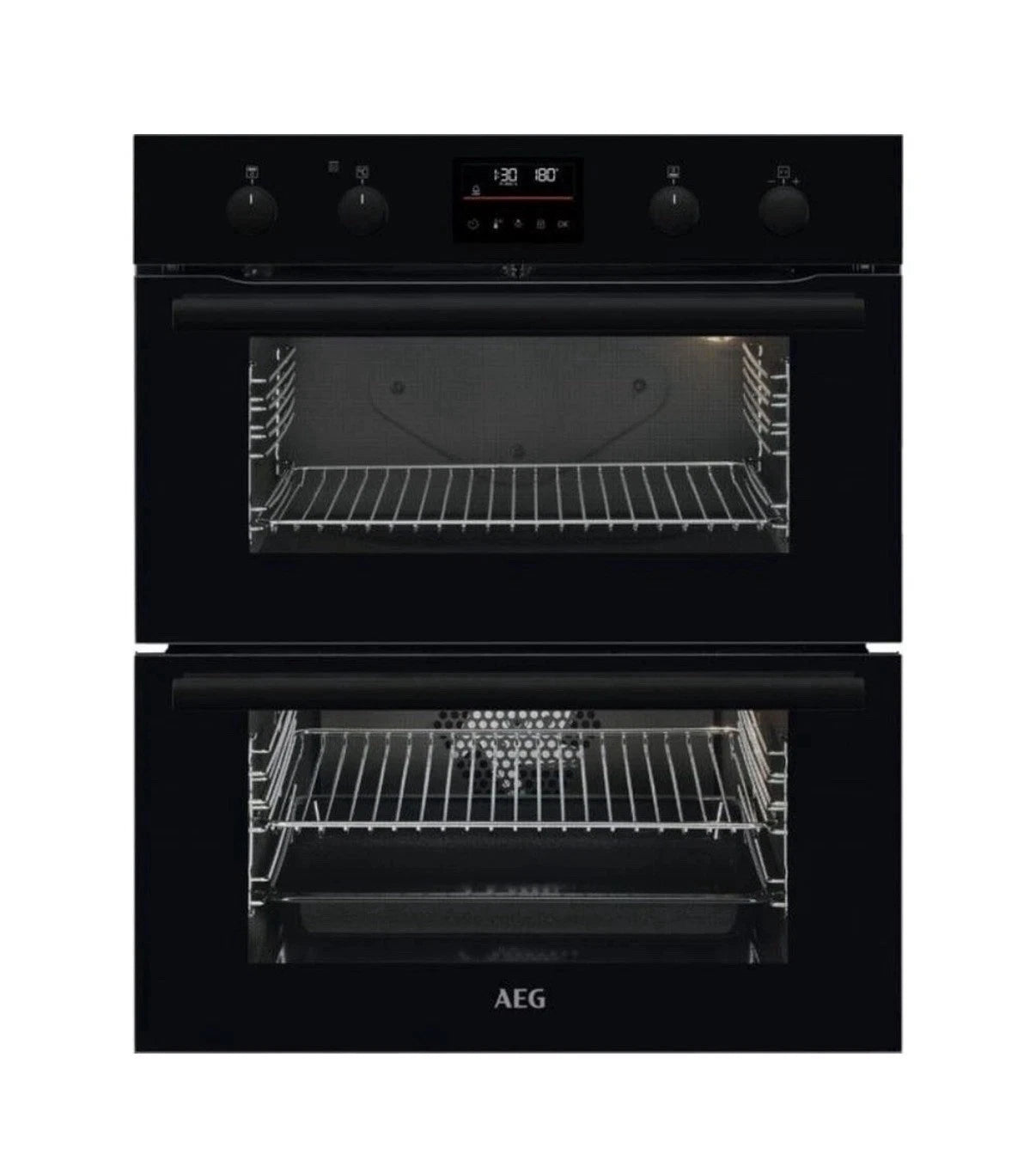 AEG DUB535060B (61) 6000 SurroundCook Built-under Electric Double Oven in Black - A/A Rated - (Ex Display Blemished) - HW182061 - MANAGERS SPECIAL PRICE £391.20