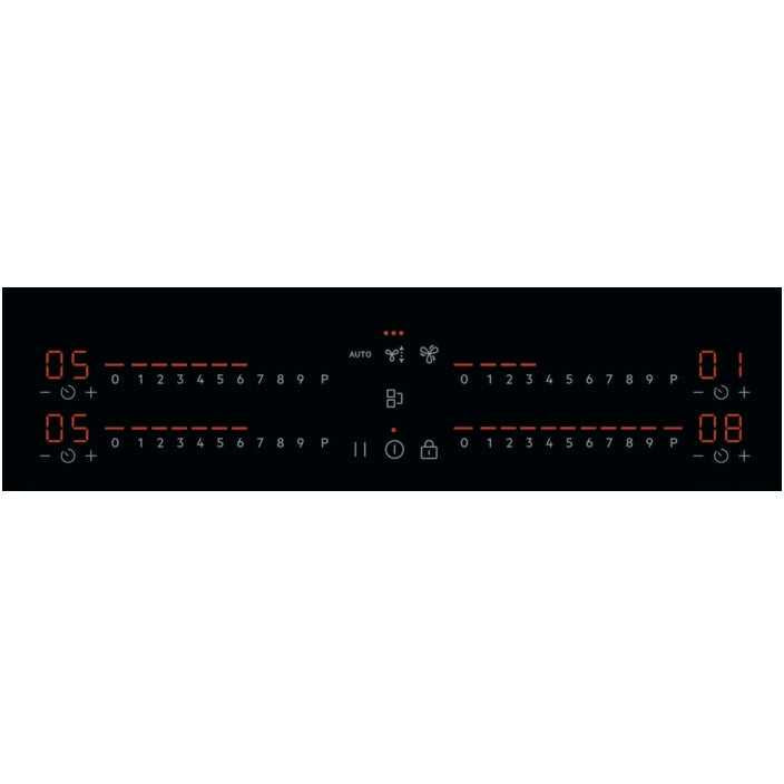 AEG Venting induction hob SaphirMatt® TCH74B01FZ (13) 71cm 4 Zone Induction Hob with Venting Extraction in Matt Black - A+ Rated - (Tatty Box) - HW182713 - MANAGERS SPECIAL NOW £1327.20