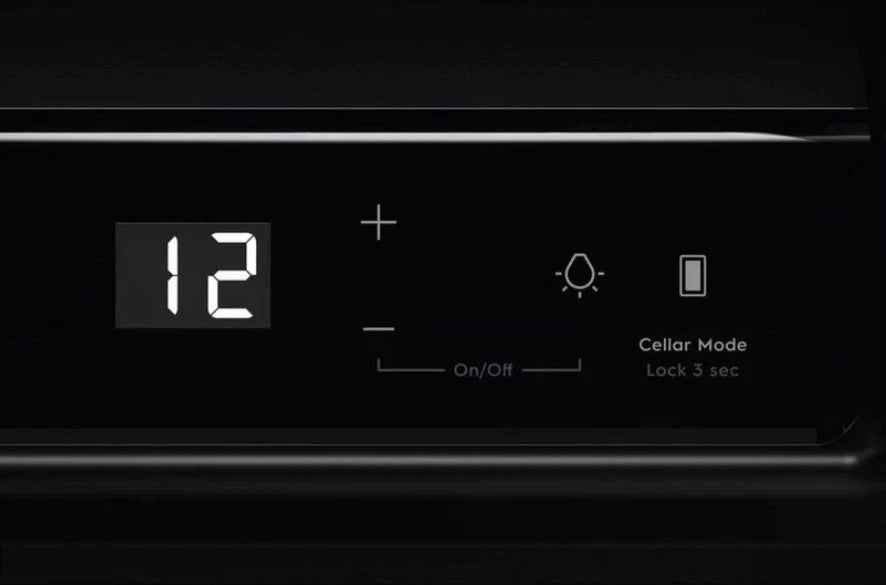 AEG NKW8P21KAB (08) 8000 Series Built-in 49 Litre Wine Cellar in Gloss Black - (Ex Display) - HW182508