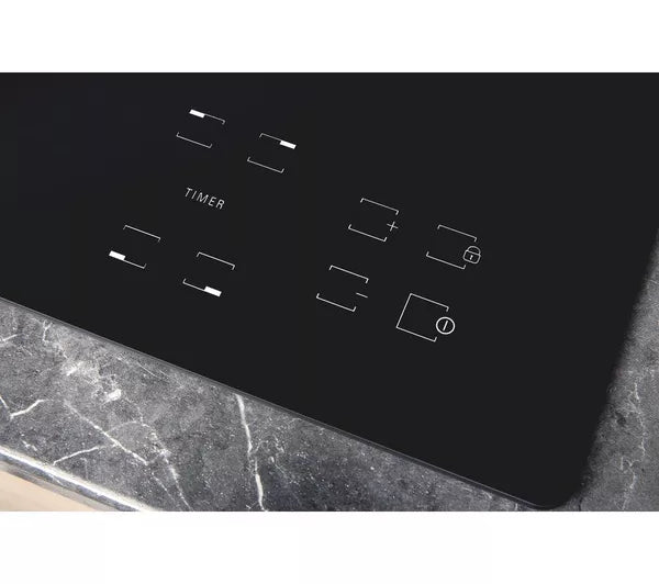 Hotpoint HR 651 C H 58 cm 4-Zone Electric Ceramic Hob in Black - (New Boxed Stock) - HW181641
