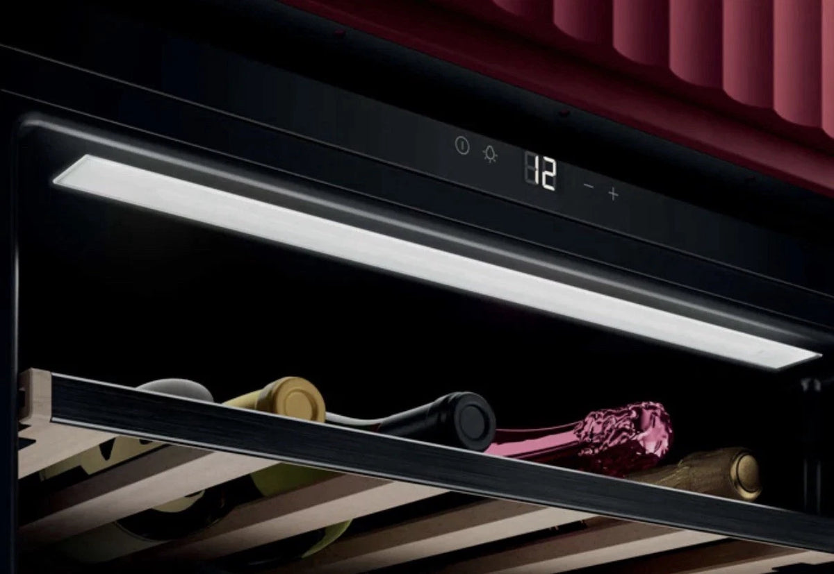 AEG NKW8P21KAB (08) 8000 Series Built-in 49 Litre Wine Cellar in Gloss Black - (Ex Display) - HW182508