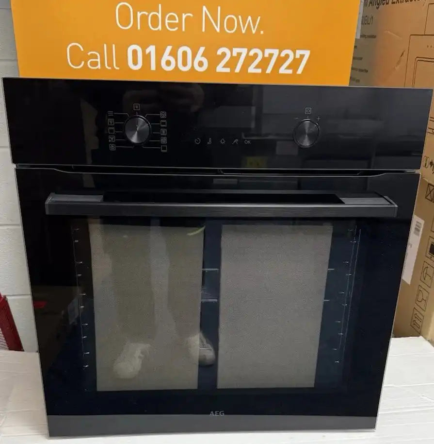 AEG OS6AB50AK (78) Sense Cook Built-in Electric Single Oven in Black - A+ Rated - (Ex Display) - HW182878
