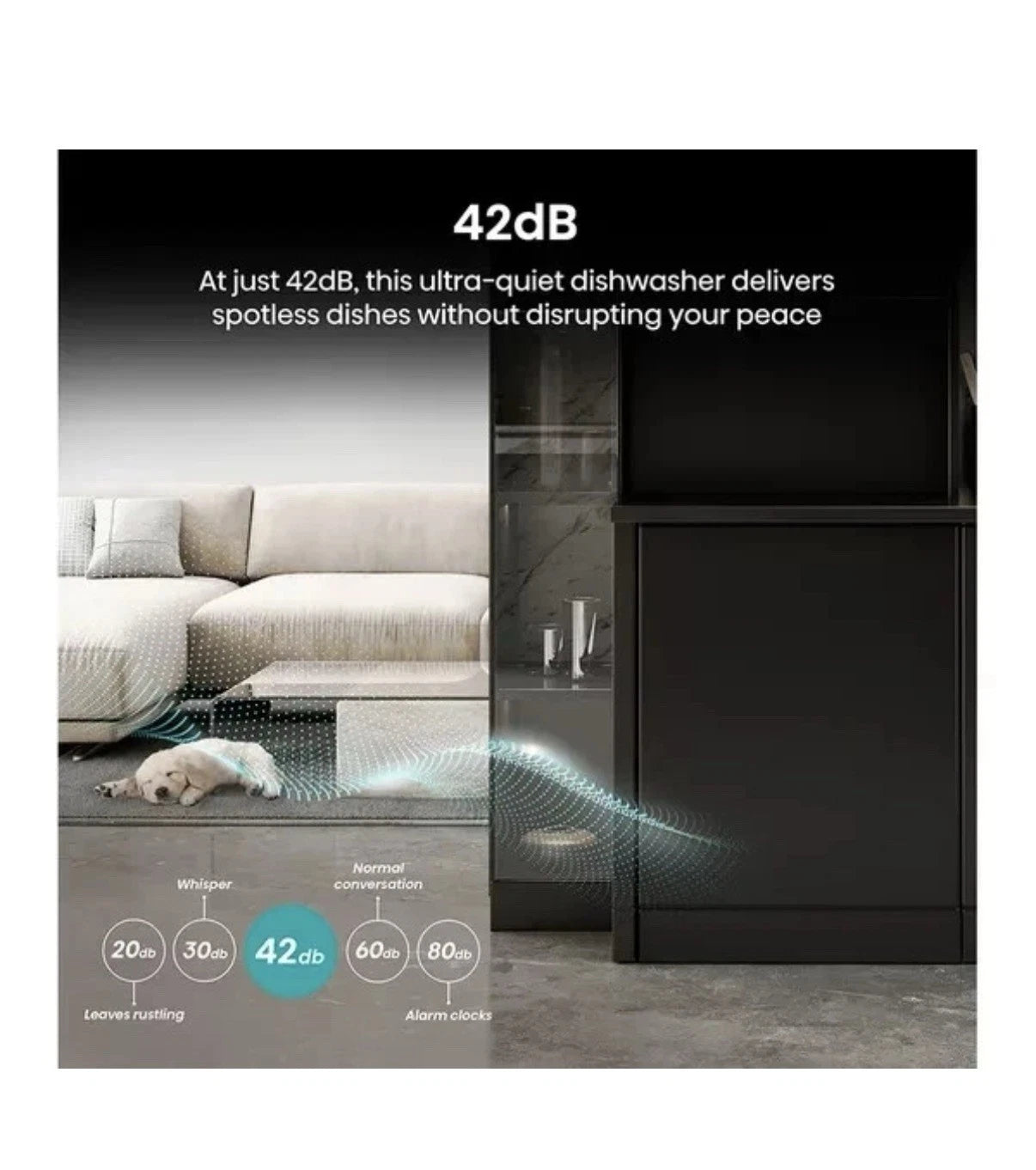 Hisense HV673A60UK (42) Full-Size Fully Integrated Dishwasher with Top Cutlery Tray - A Rated - (Ex Display) - HW182142