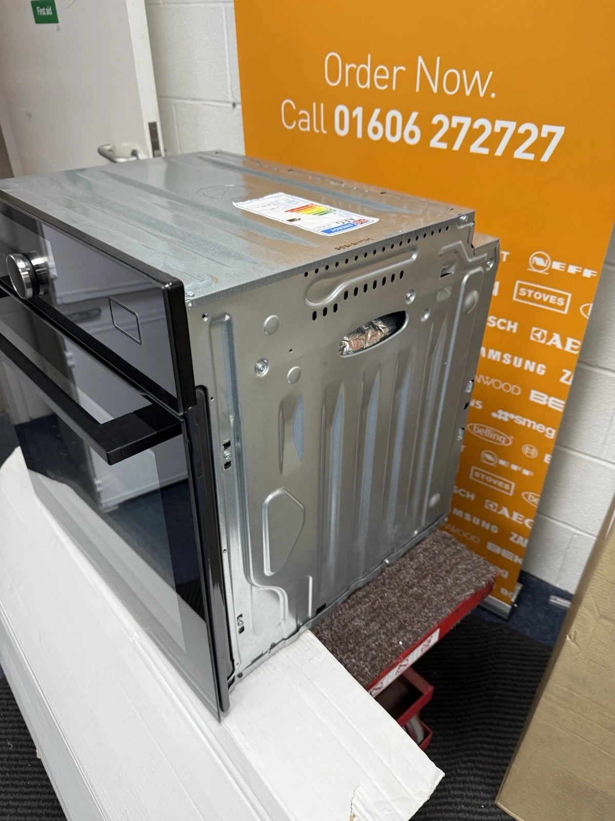 AEG 7000 BSK978330B SteamCrisp Built-in Single Oven with Pyrolytic Self Cleaning in Black - A++ Rated - (Ex Display) - HW181838