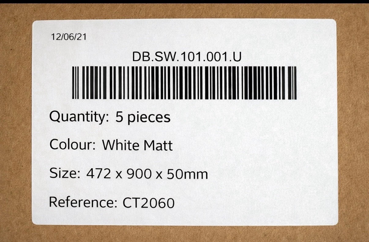 White Plastic Cutlery Drawer Insert (Thickness-2.5mm Width-900mm Depth-470mm Height-55mm) - Single Tray - WCT1 - MANAGERS SPECIAL NOW £10.40