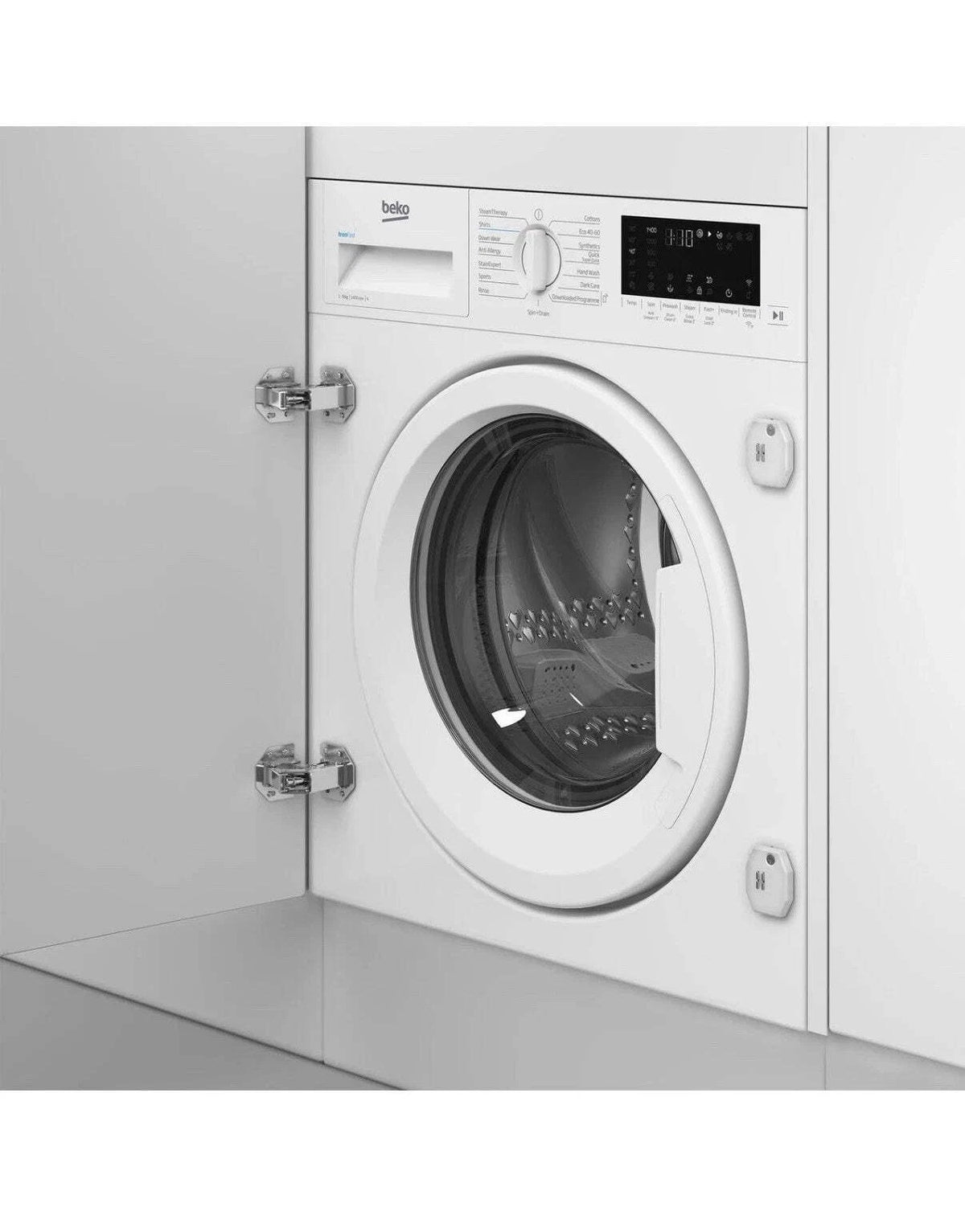 Beko WTIK94121F (67) Integrated 9KG 1400 Spin Washing Machine in White - A Rated - (Ex Display Graded) - HW182767