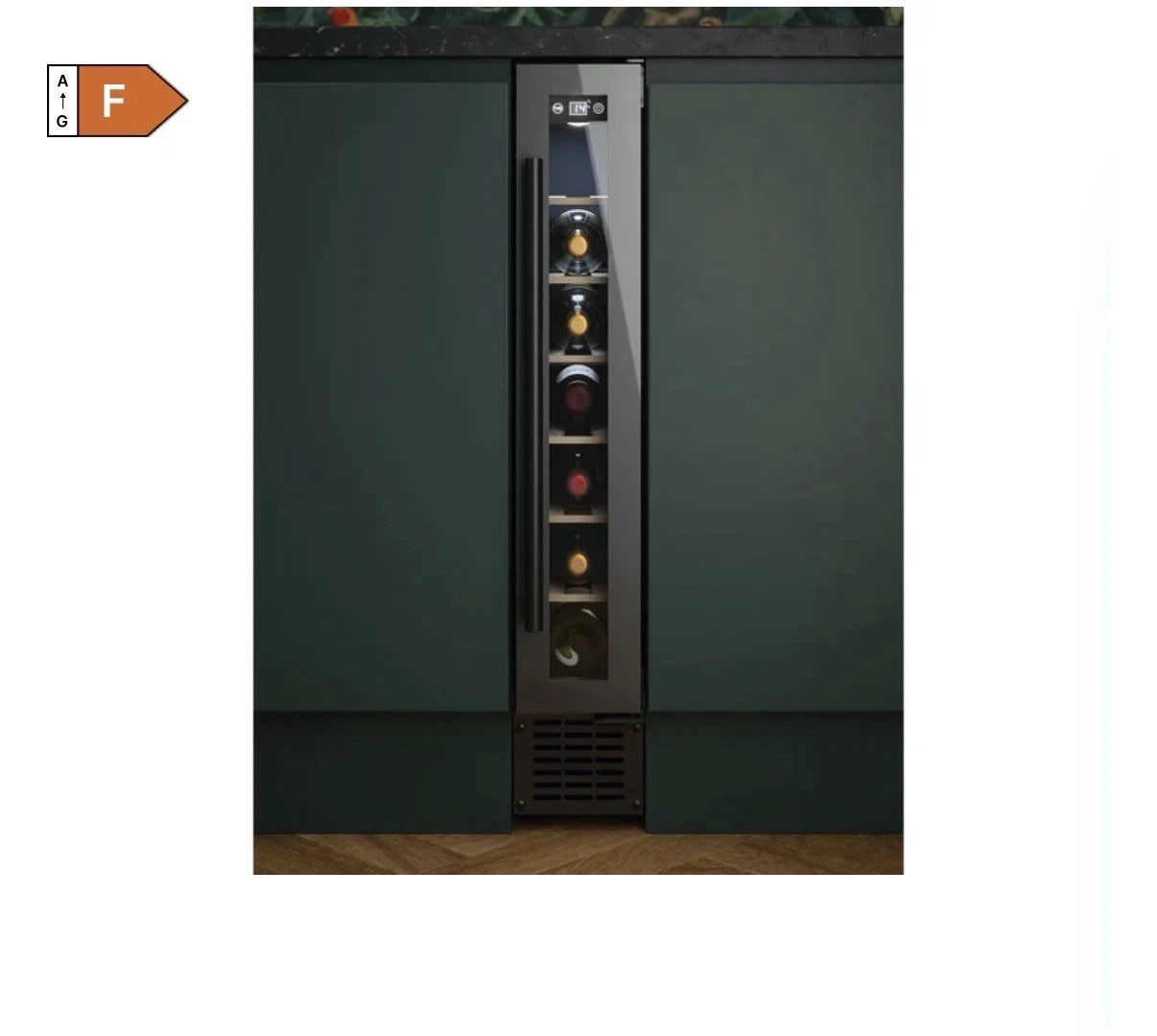 Cata UBBKWC15F (05) 15cm 7 Bottle Wine Cooler in Black - (Ex Display) - HW182405