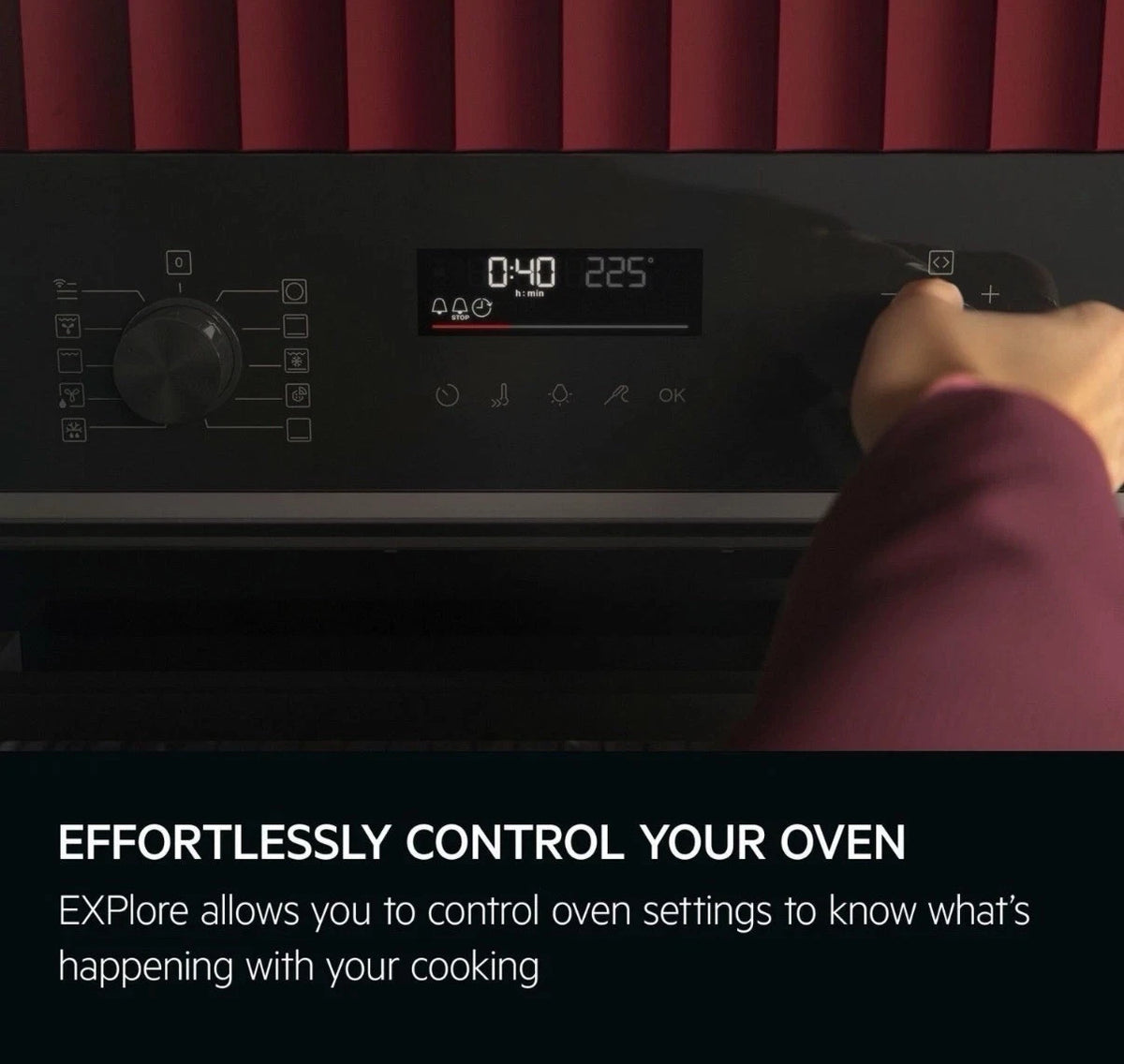 AEG 5000 KOX36506GB (58) CombiAir Built-in Oven and Microwave in Black - (Tatty Box) - HW182758