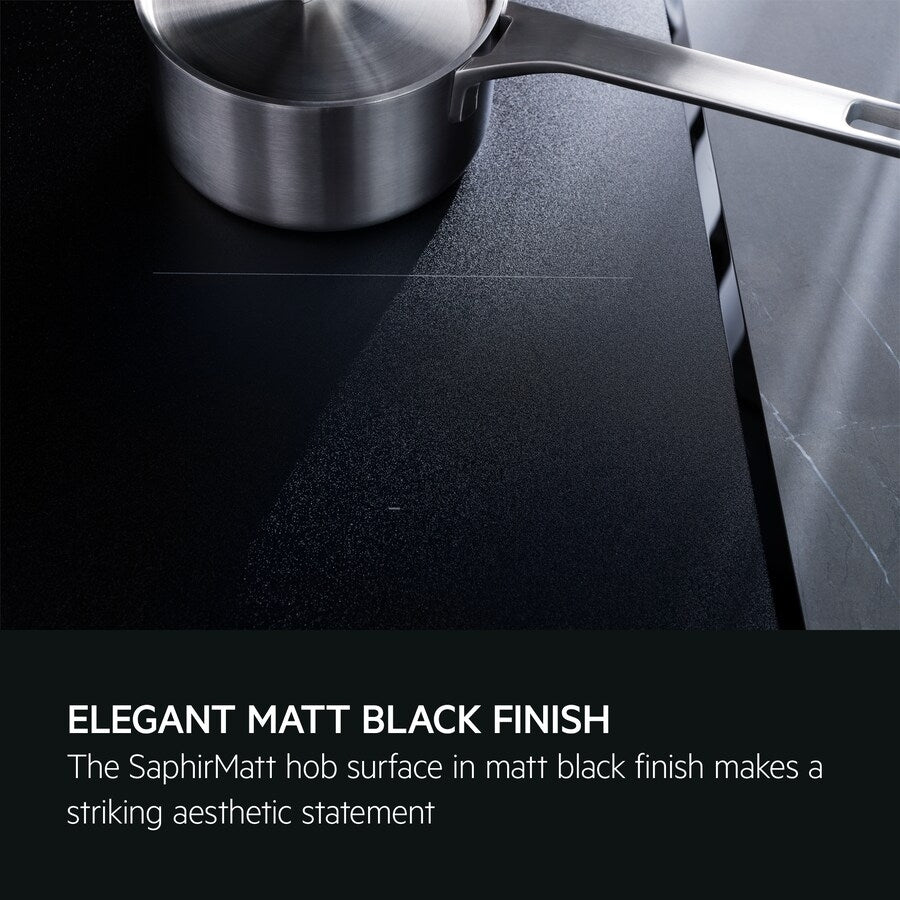 AEG SaphirMatt® TCH74B01FZ (61) 71cm 4 Zone Induction Hob with Venting Extraction in Matt Black - A+ Rated - (Tatty Box) - HW182361 - MANAGERS SPECIAL PRICE £1'119.20
