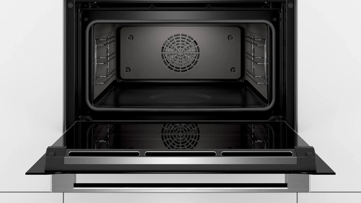 Bosch Series 8 CSG656BS1B Built-in Electric 47 Litre Compact Steam Oven with 4D Hot Air in Stainless Steel - (Blemished) - HW181931