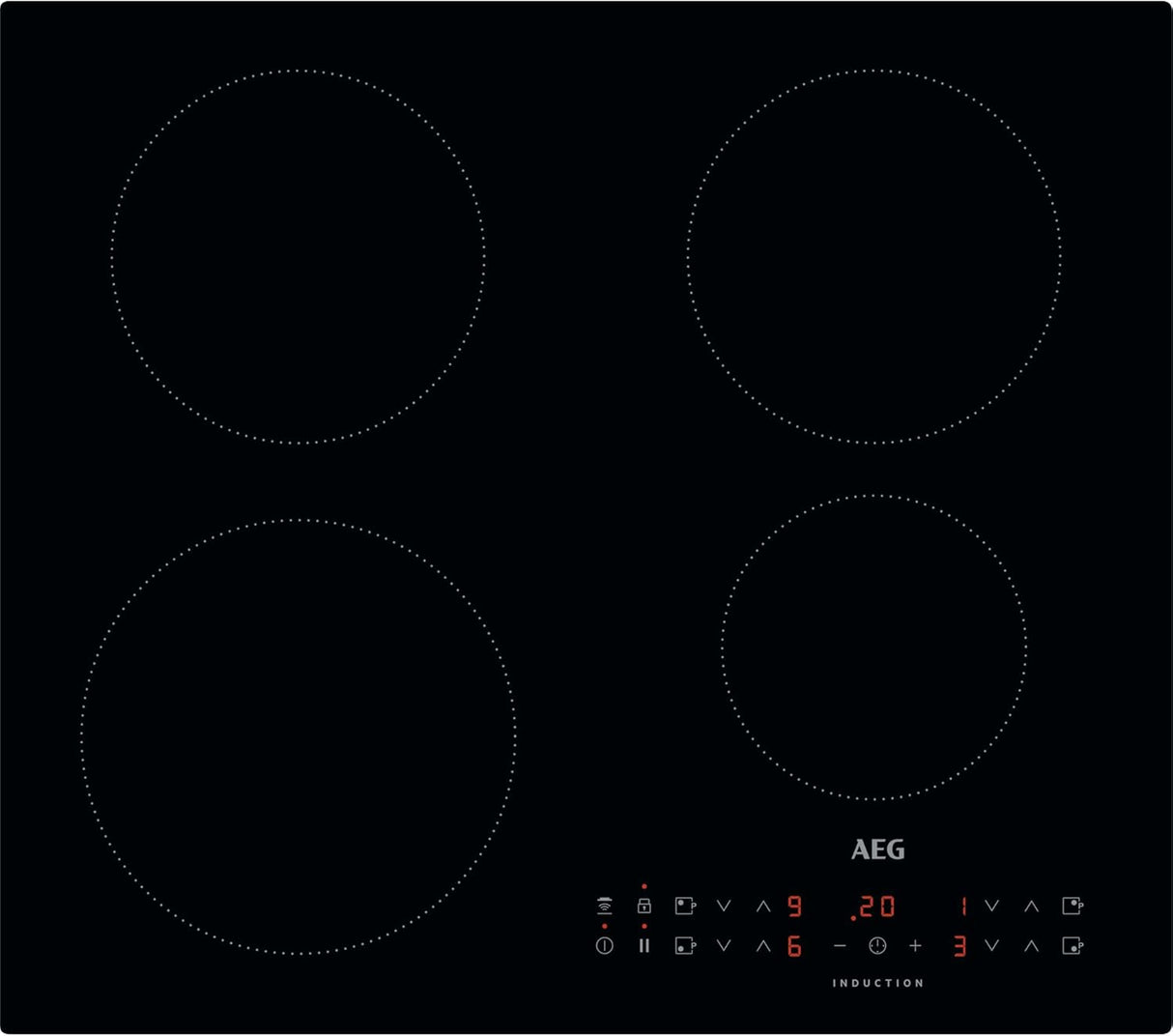 AEG IKX64301CB (90) 3000 Series 60cm 4 Zone Induction Hob - (Tatty Box) - HW181890