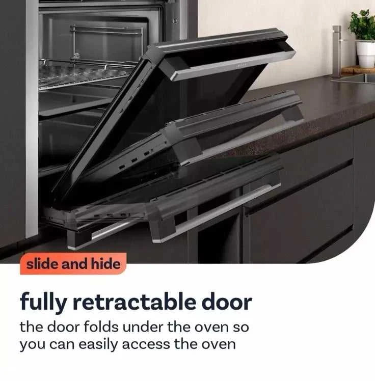 Neff B3ACE4AG3B (95) Slide & Hide® Electric Single Oven in Graphite Grey - A+ Rated - (Ex Display) - HW182795