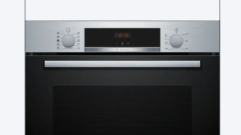 Bosch Series 4 HQA534BS3B Built In Electric Single Oven with added Steam Function in Stainless Steel - A+ Rated - HW181859