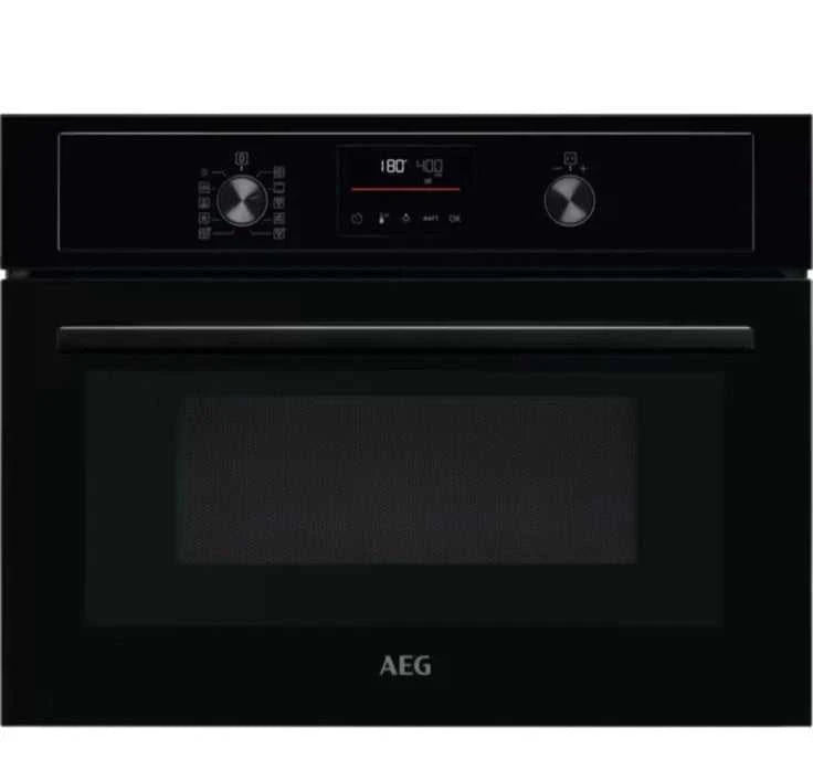 AEG KMX365060B (39) Built-In Combination Microwave Oven in Black - (Tatty Box) - HW182839