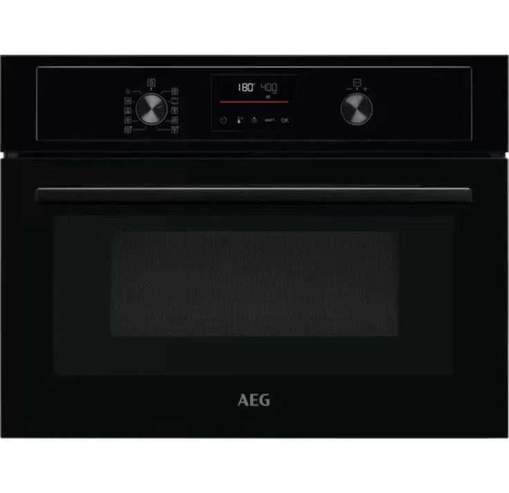 AEG KMX365060B (39) Built-In Combination Microwave Oven in Black - (Tatty Box) - HW182839