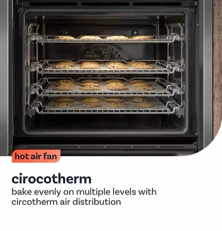 Neff B3ACE4AG3B (95) Slide & Hide® Electric Single Oven in Graphite Grey - A+ Rated - (Ex Display) - HW182795