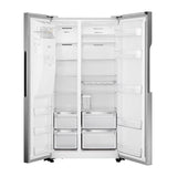 Teknix Side by Side American style Fridge Freezer in Inox Silver THSBS1791INX