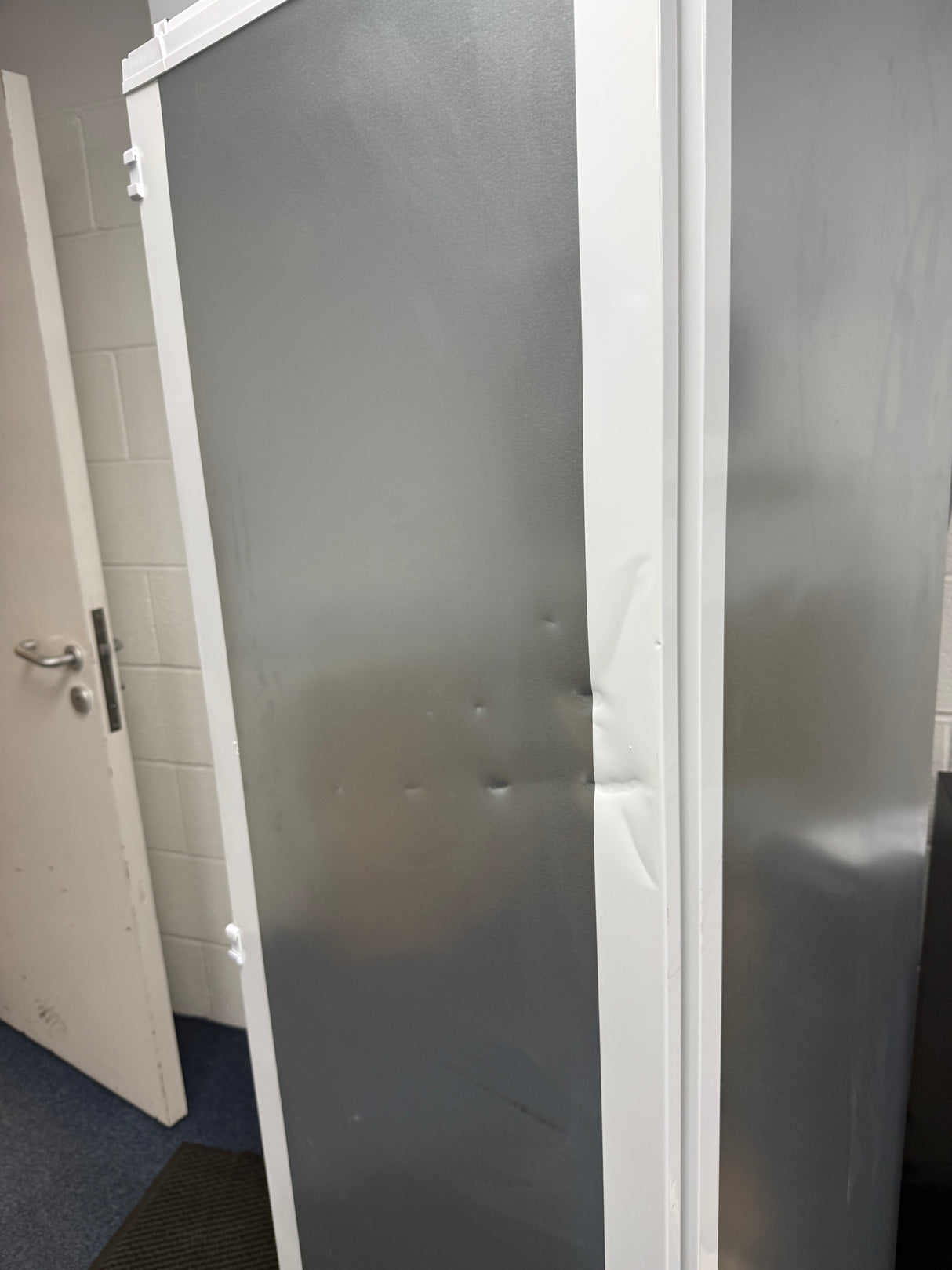 Beko BFFD4577 178cm Integrated Frost Free 220L Tall Upright Freezer with Sliding Hinge - E Rated - GRADED DENTED HW182449