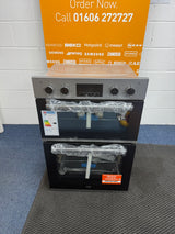 Beko RecycledNet® BBXDF22300S (86) Built In Double Oven in Silver - A/A Rated -( Ex display - HW182686