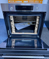 Bosch Series 4 HQA534BS3B (02) Built In Electric Single Oven with added Steam Function in Stainless Steel - A+ Rated - (Ex Display) - HW182154-02