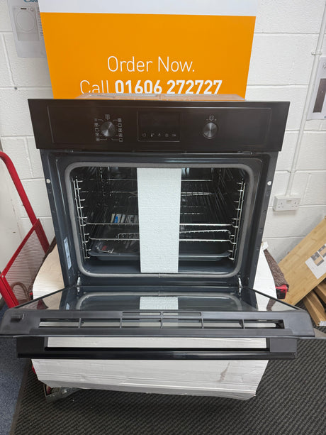 AEG BPX535061B (20) Built-In Electric Single Oven with Pyrolytic Self Cleaning in Black - A Rated - Ex display HW182320