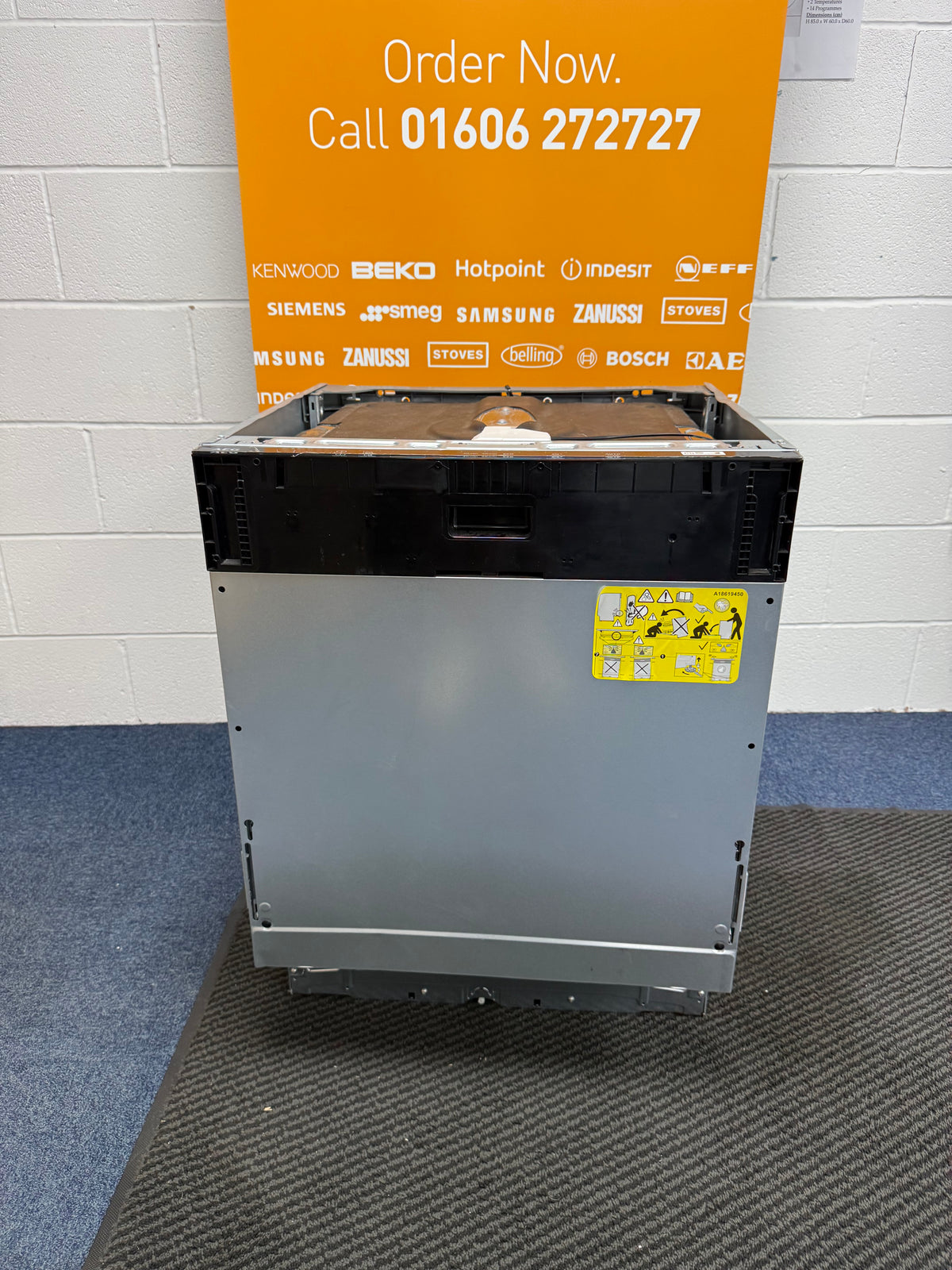 AEG FSB42607Z (25) Air Dry 3000 Fully Integrated Built In Dishwasher - Black Control Panel with Sliding Door Fixing Kit - (Ex Display) - HW182725