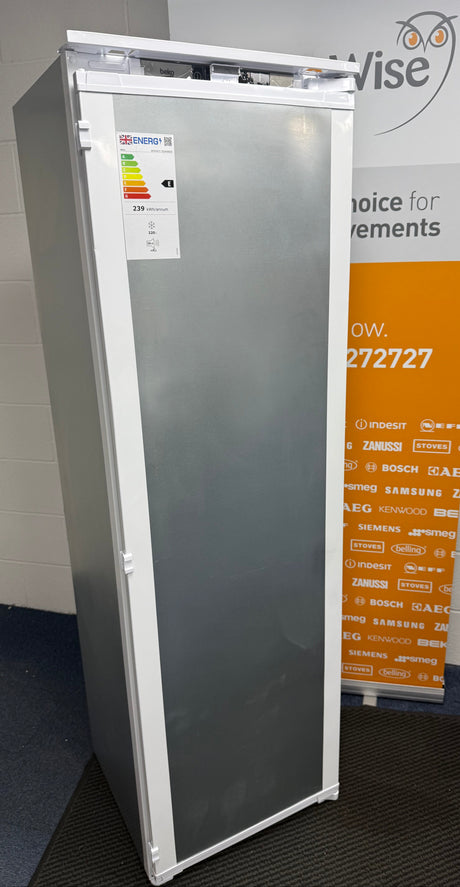 Beko BFFD4577 (00) 178cm Integrated Frost Free 220L Tall Upright Freezer with Sliding Hinge - E Rated - (Graded Dented) - HW182500