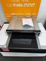 CDA VW155BL (90) 14cm Warming Drawer in Black - Non Branded Glass Front - (Ex Display) - HW182190