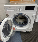 Beko WTIK94121F (67) Integrated 9KG 1400 Spin Washing Machine in White - A Rated - (Ex Display Graded) - HW182767