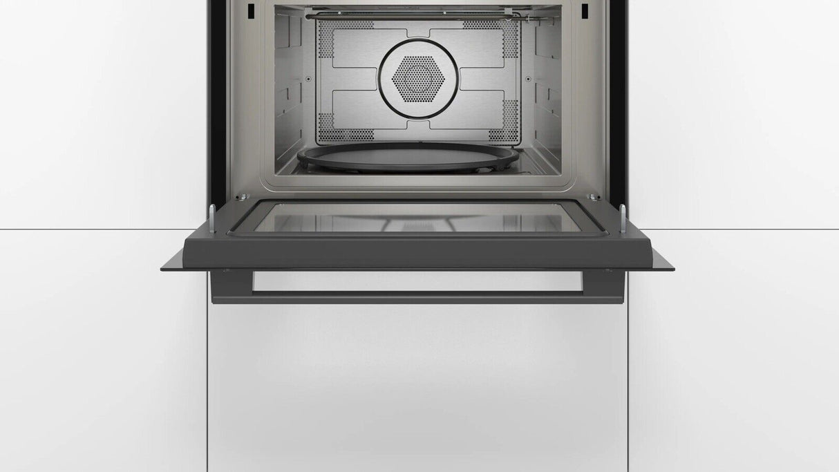 Bosch Series 4 CMA583MB0B (39) Integrated Compact Combination Microwave Oven in Black - (Ex Display) - HW182439