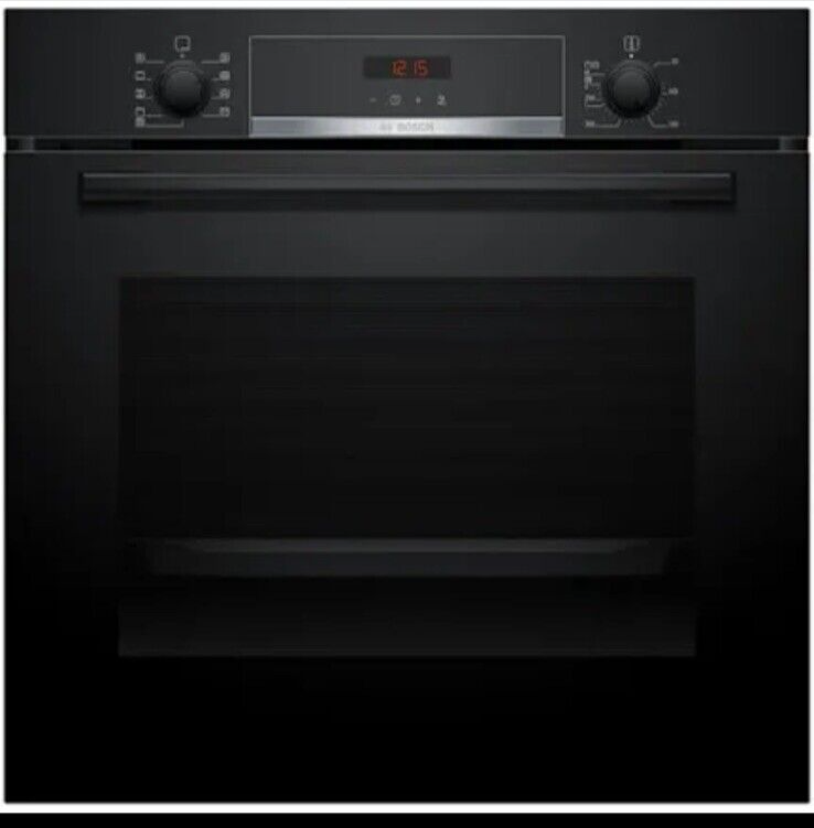 Bosch HBS573BB0B Pyrolytic Self Cleaning Built In Electric Single Oven in Black from HomeWise