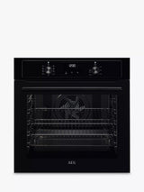 AEG BEX335011B (12) 3000 Series SurroundCook Built-in Electric Single Oven in Black - A Rated - (Ex Display) - HW182212