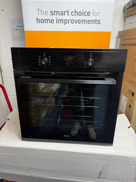 AEG BEX335011B (60) Surround Cook Built-In Electric Single Oven in Black -  A Rated - (Ex Display) - HW182260