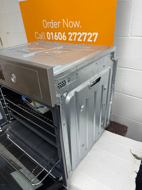 AEG BEX535A61M (82) 3000 Built-in Electric Single Oven with AirFry and Aqua Clean in Stainless Steel - A+ Rated - (Ex Display) - HW182282