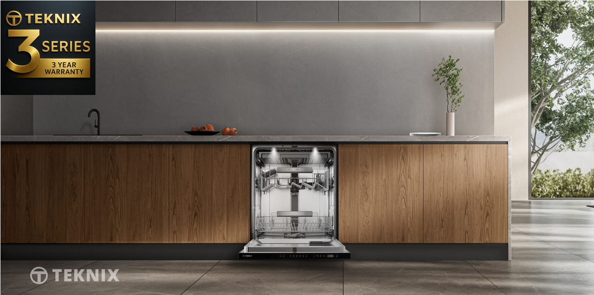Teknix Series 3 TX3BD608 15 Place Settings Full Size Integrated Dishwasher - C Rated - POHW0093 **Packed with features normally only found in more expensive dishwashers and a 3 year Warranty**