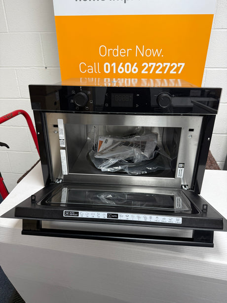 Hotpoint HPD 254CR BUK (92) 1000W 31 Litre Built-in Microwave and Grill in Black - (Blemished) - HW182492