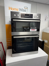 AEG 6000 DEB331010M (57) SurroundCook Clean Enamel Electric Double Built In Oven in Stainless Steel - A/A Rated - (BLEMISHED ) - HW182457